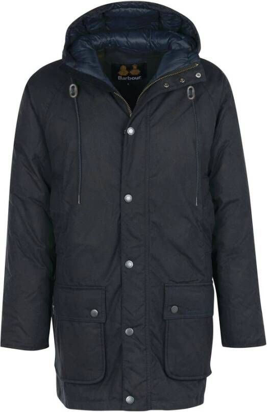 Barbour Winterjassen Blauw Heren