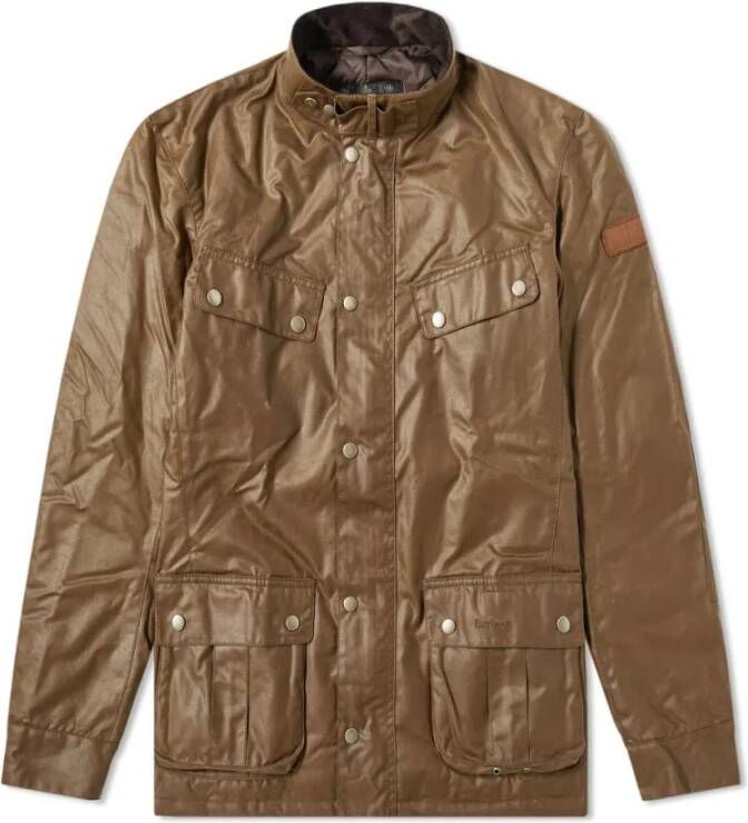 Barbour Leren Jassen Bruin Heren