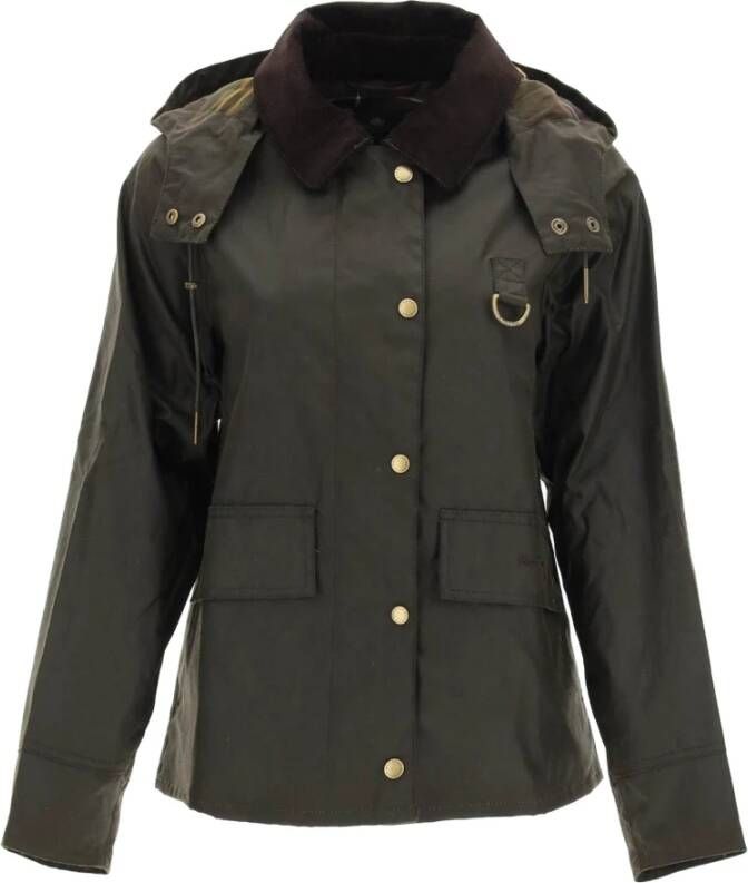 Barbour Lichte jassen , Groen, Dames