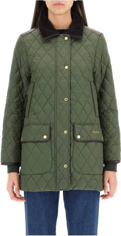 Barbour Lichte jassen , Groen, Dames