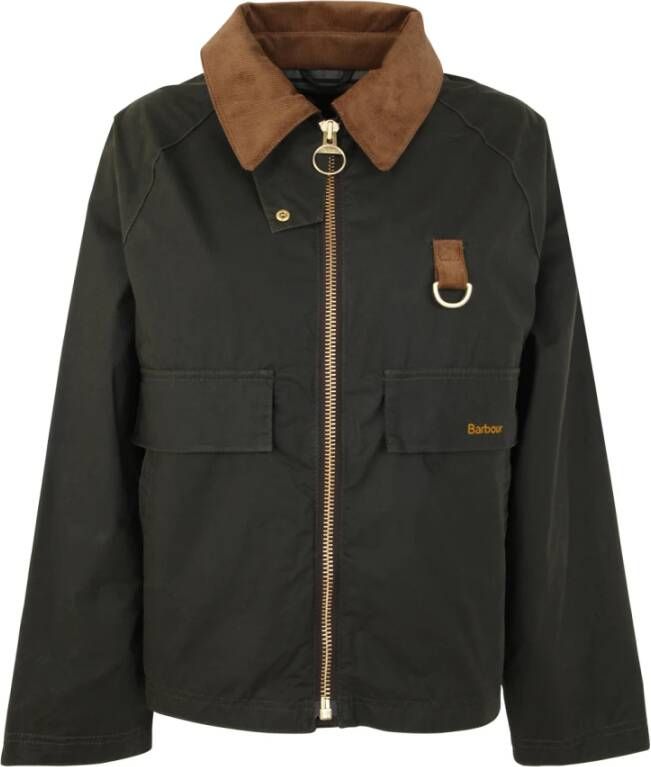 Barbour Lichte jassen , Groen, Dames