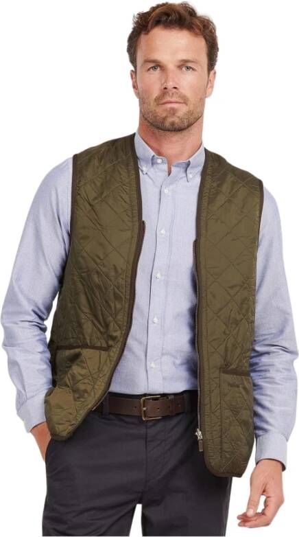 Barbour M Warm paal Linikg vest , Groen, Heren