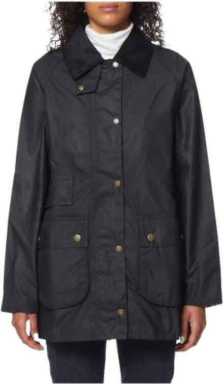 Barbour Parka Jassen Blauw Dames