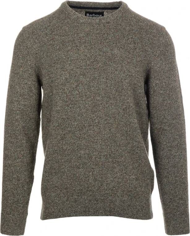 Barbour Ronde hals gekweek , Grijs, Heren