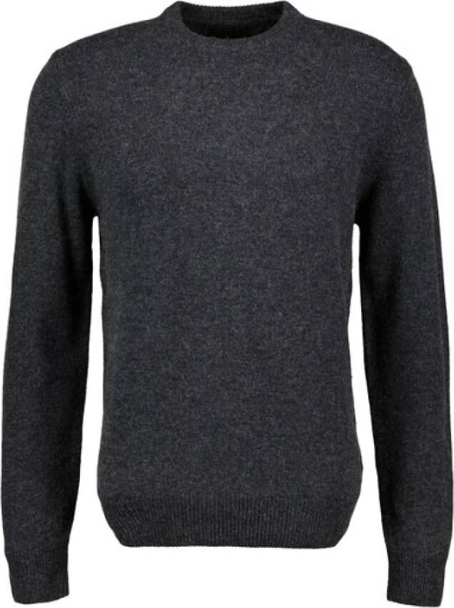 Barbour Ronde hals gekweek , Grijs, Heren
