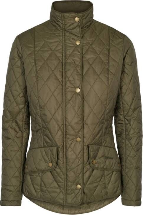 Barbour Vlieggewicht gewatteerde jas , Groen, Dames
