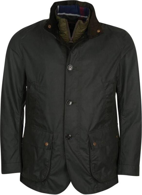 Barbour Winterjassen Grijs Heren