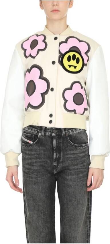 Barrow women outerwear jacket blouson , Beige, Dames