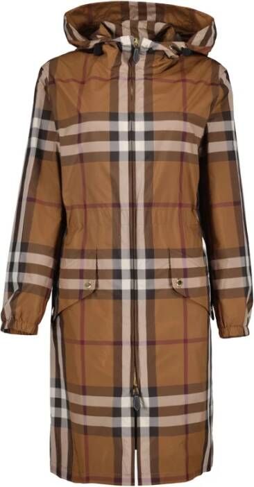 Burberry Parka Jassen Bruin Dames