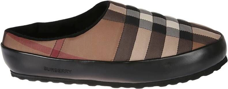 Burberry Northaven Vintage Check Slip Ons , Bruin, Heren