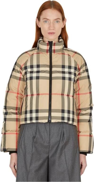 Burberry Gewatteerde Jassen Beige Dames