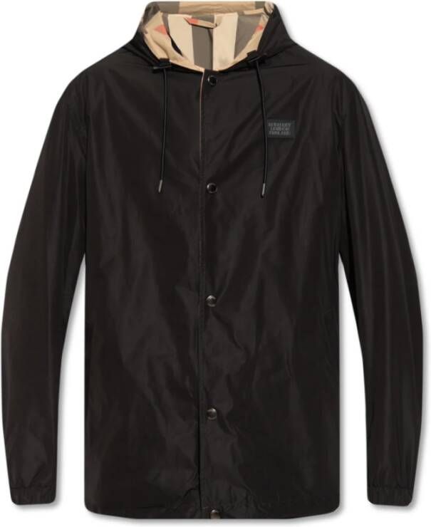 Burberry Elmhurst reversible jack met capuchon en ruitdessin