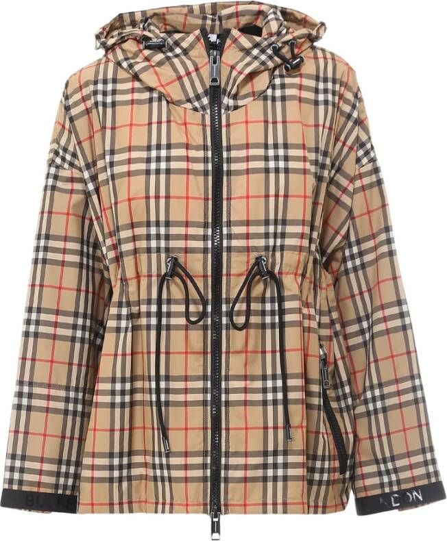 Burberry Lichte jassen , Bruin, Dames