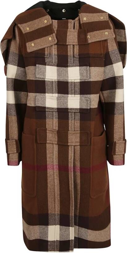 Burberry Parka Jassen Bruin Dames