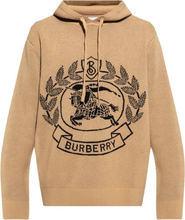 Burberry Hoodies & sweatvesten Beige Heren