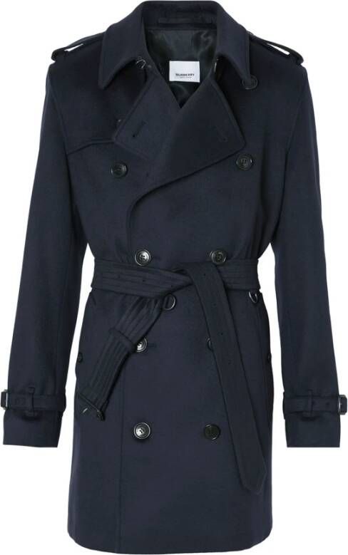 Burberry Trenchcoats & Mantels Blauw Heren