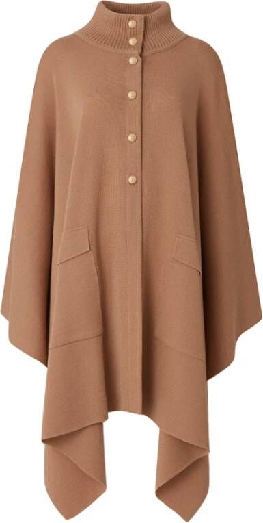 Busnel Houdt van poncho , Bruin, Dames