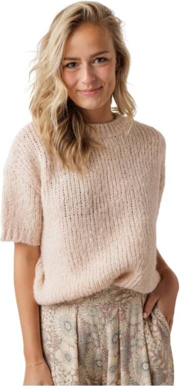 By-Bar Door bar Nino pullover poeder By Bar, Beige, Dames
