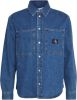 Calvin Klein Blauwe Spijkerjas Relaxed Linear Denim Shirt online kopen
