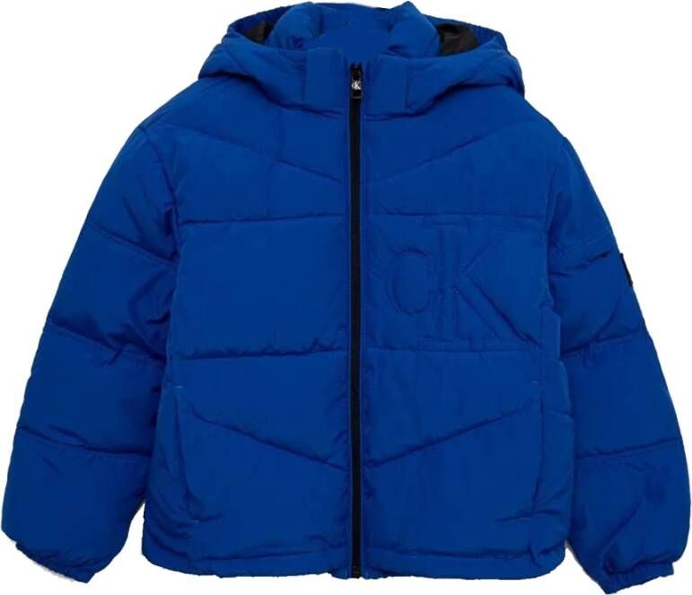 Calvin Klein Winterjassen Blauw Heren
