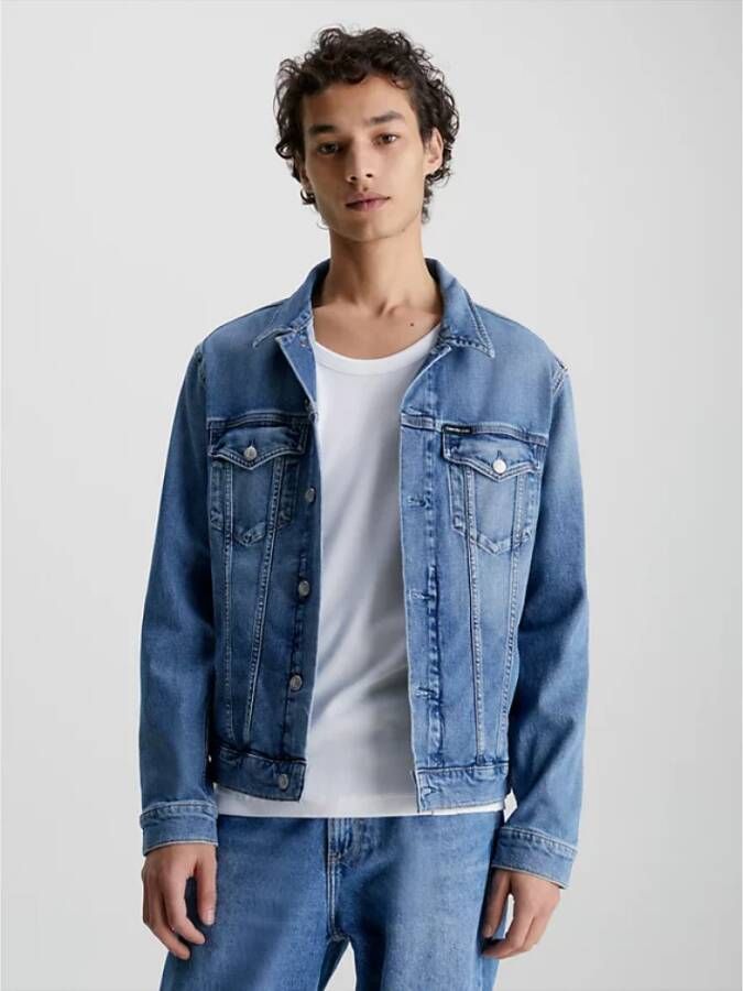 Calvin klein Denim Jackets Jeans, Blauw, Heren