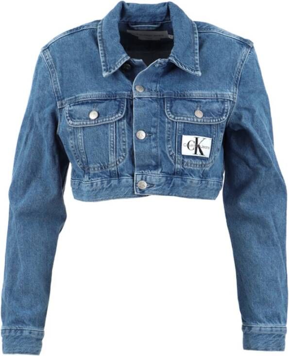 Calvin klein Jeans Spijkerjassen Blauw Dames