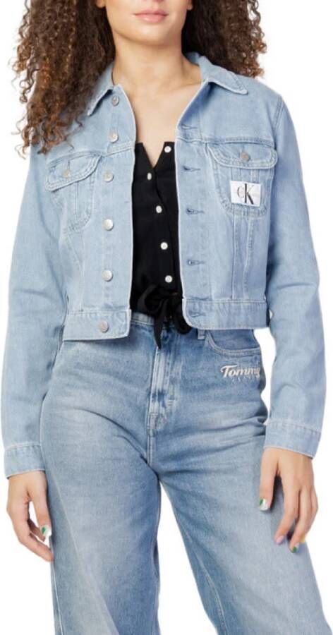 Calvin klein Jeans Spijkerjassen Blauw Dames