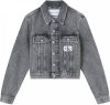 Calvin Klein Jeansjack CROPPED 90S DENIM JACKET met jeans logobadge online kopen