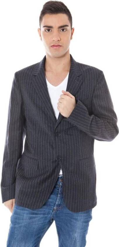 Calvin Klein Men Classic Jacket Gray , Zwart, Heren