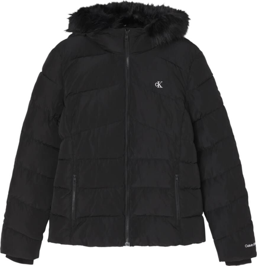 Calvin Klein Vrouwen kleding bovenkleding jas , Zwart, Dames