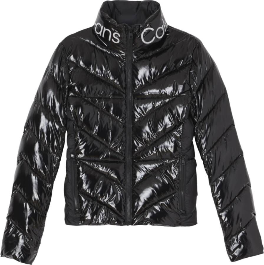 Calvin Klein Vrouwen kleding bovenkleding jas , Zwart, Dames