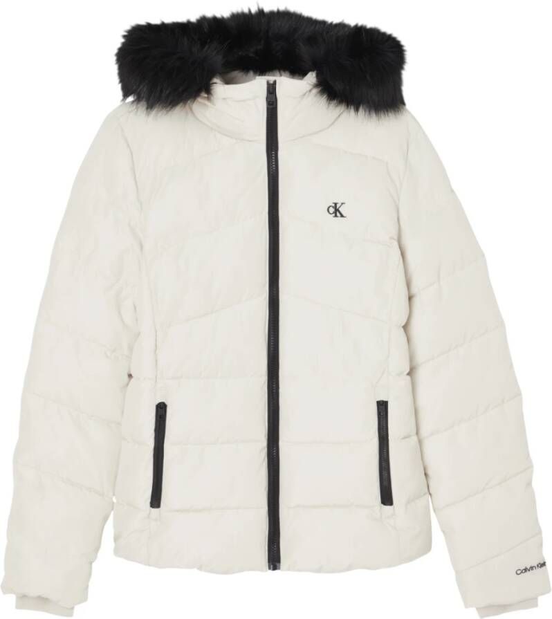 Calvin Klein Winterjassen Wit Dames