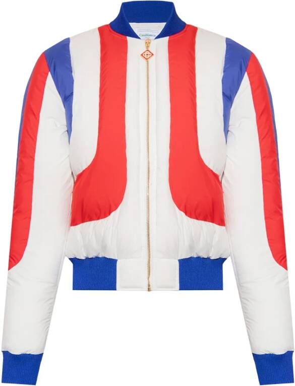 Casablanca Gewatteerde bomberjack , Rood, Dames
