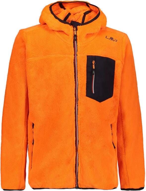 CMP Fleece Jassen Oranje Heren