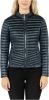 Colmar Blauw Light Down Jacket met diagonale taille , Blauw, Dames online kopen
