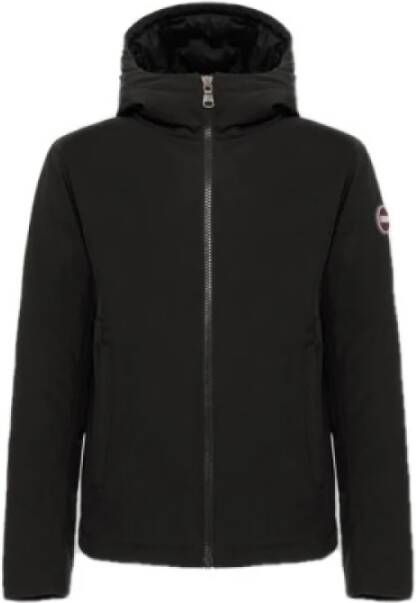 Colmar Gevoerde softshell jas met kap , Zwart, Heren