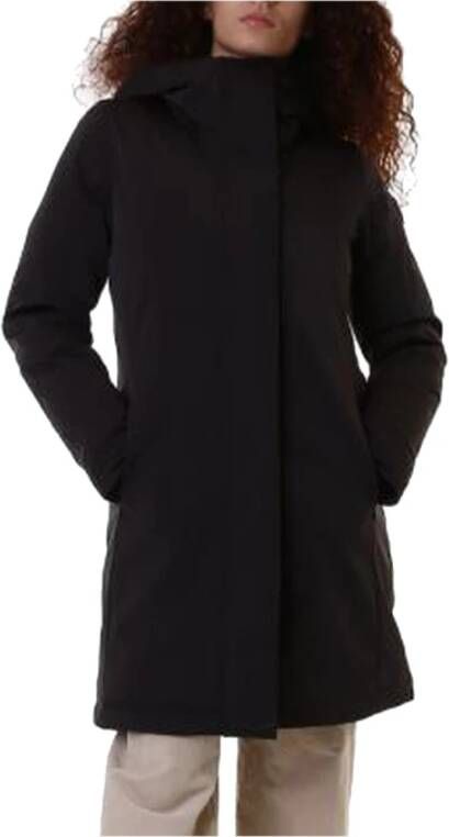 Colmar Zwart Long 3 layer Jacket , Zwart, Dames