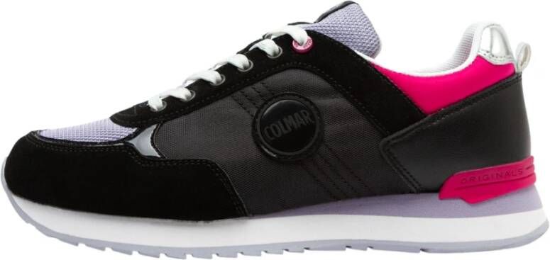 Colmar Zwart Sneakers , Zwart, Dames