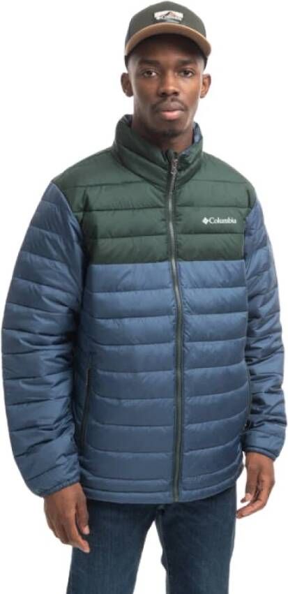 Columbia Gewatteerde jassen Blauw Heren