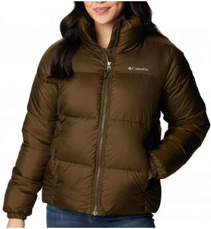 Columbia Gewatteerde Jassen Bruin Dames