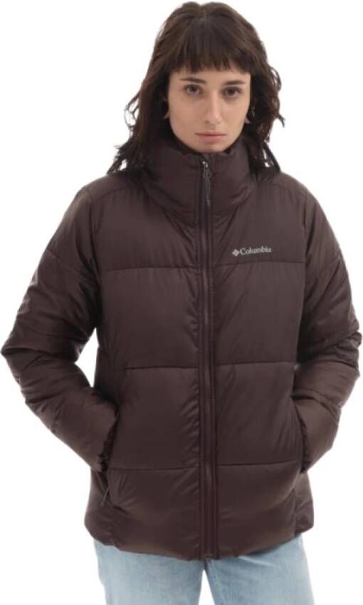 Columbia Gewatteerde Jassen Bruin Dames