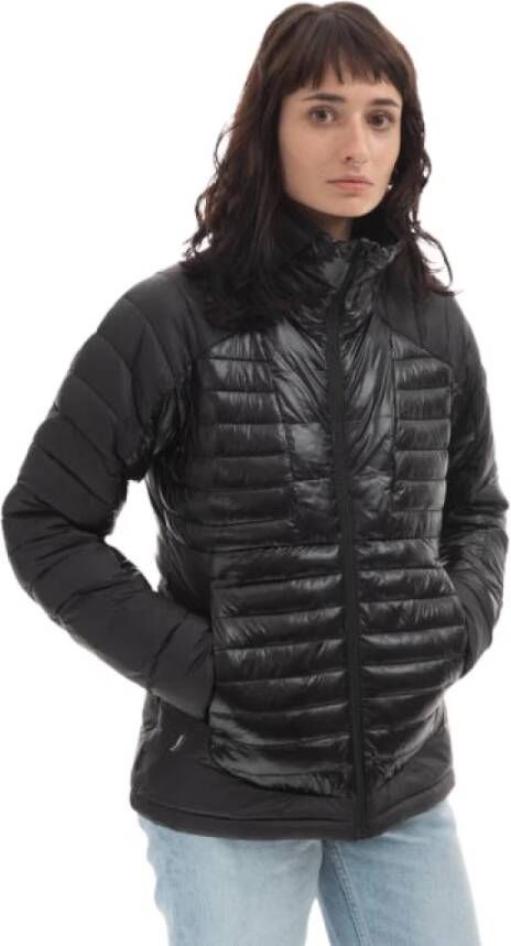 Columbia Gewatteerde Jassen Zwart Dames