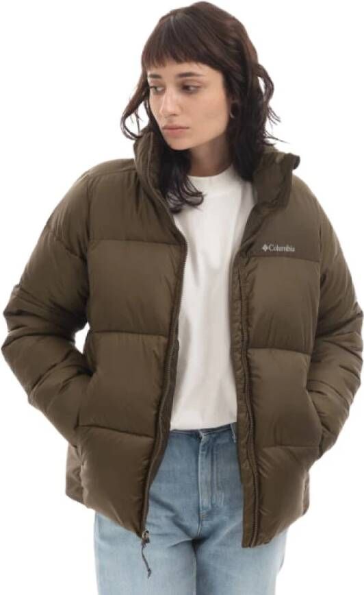 Columbia Gewatteerde Jassen Bruin Dames