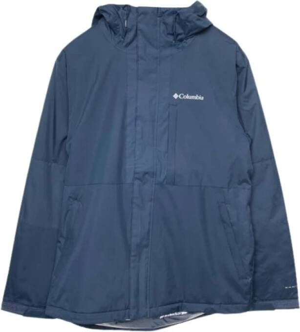 Columbia Regenjassen Blauw Heren