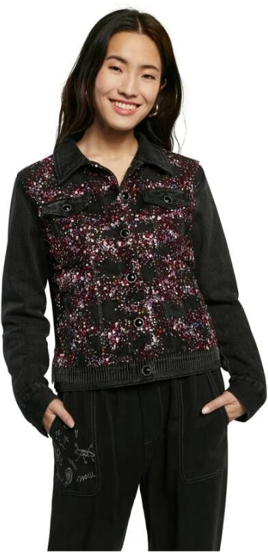 Desigual Spijkerjassen Zwart Dames