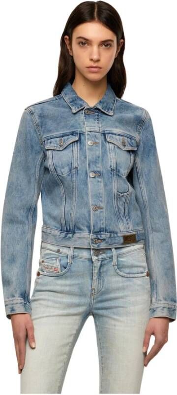 Diesel Spijkerjassen Blauw Dames