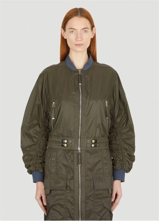 Diesel G Noak Bomber Jacket , Groen, Dames