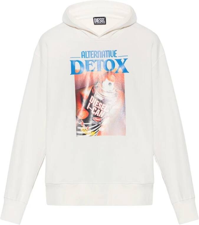 Diesel Hoodies & sweatvesten Wit Heren