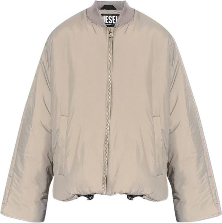 Diesel W day ny oversized jas , Grijs, Dames