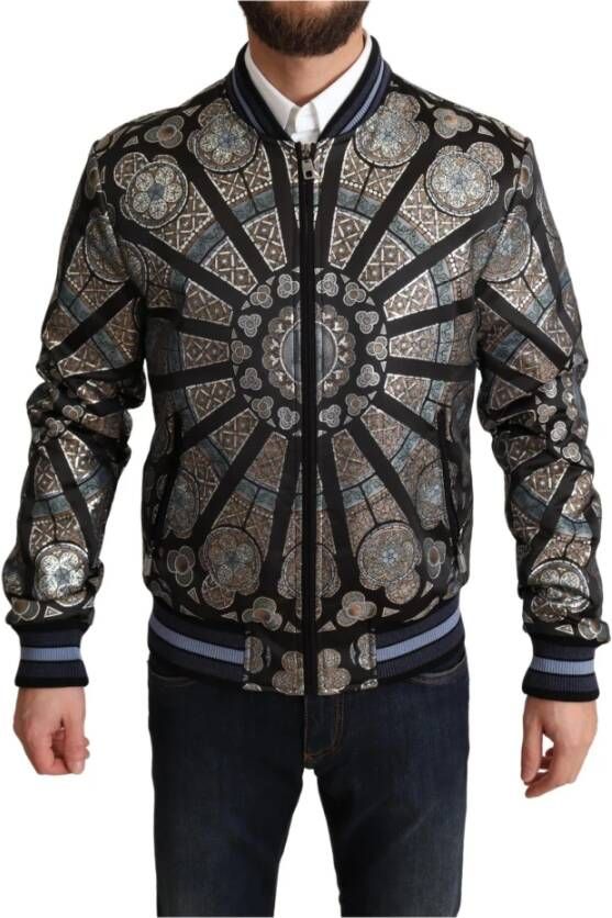 Dolce & Gabbana Bomberjack , Zwart, Heren